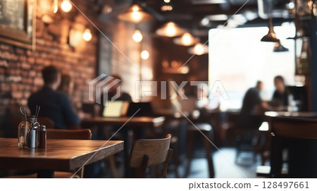 Vibrant paint palette with brushes and drawings amidst cheerful childrens activities Vibrant paint palette with brushes and drawings amidst cheerful childrens activities 128497661