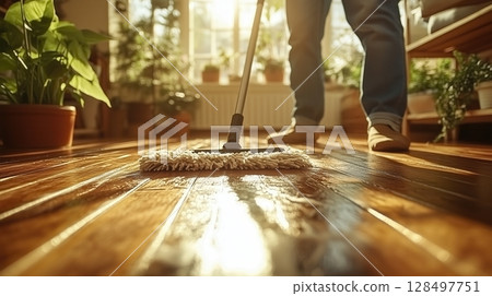 Vibrant paint palette with brushes and drawings amidst cheerful childrens activities Vibrant paint palette with brushes and drawings amidst cheerful childrens activities 128497751