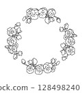 Pansy frame 128498240