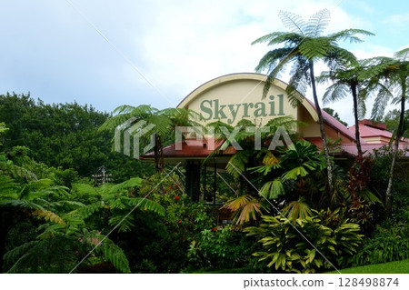 Building in the Cairns rainforest Building in the Cairns rainforest 128498874