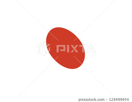 Artistic Illustration of Waving Japan National Flag Artistic Illustration of Waving Japan National Flag 128499954