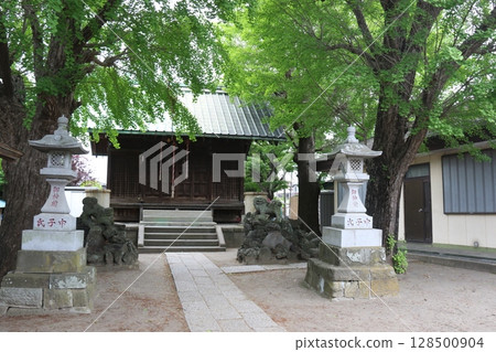 千葉縣市川市本鹽市的本鹽豐池神社 千葉縣市川市本鹽市的本鹽豐池神社 128500904