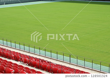 Toyota Stadium (Toyota City, Aichi Prefecture) seating and natural grass field Toyota Stadium (Toyota City, Aichi Prefecture) seating and natural grass field 128501324
