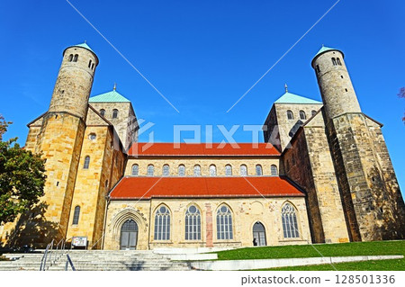 St. Michael's Cathedral in Hildesheim, Germany St. Michael's Cathedral in Hildesheim, Germany 128501336