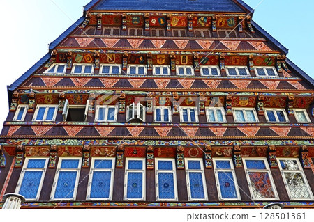Guild Houses in Hildesheim, Germany 128501361