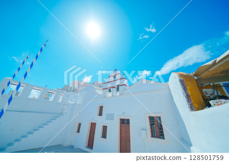 希臘聖托里尼島的美麗風景 128501759