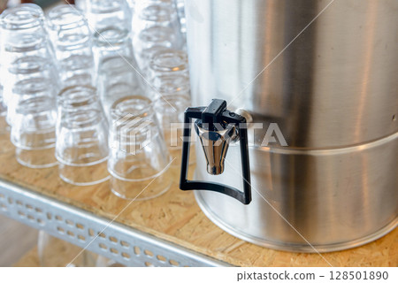 Stainless steel drink dispenser, drink server, water server Stainless steel drink dispenser, drink server, water server 128501890