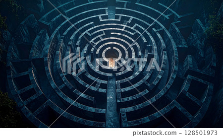 The Maze Leading to the Center - A Structure of Darkness and Choice 128501973