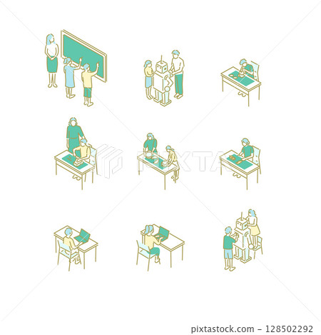 教師學習/插圖 128502292