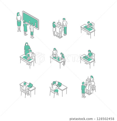 教師學習/插圖 128502458