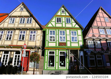 Old town of Celle, Germany 128503104