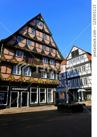 Hopfenhaus in Celle, Germany 128503115