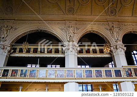 Protestant church in Celle, Germany Protestant church in Celle, Germany 128503122