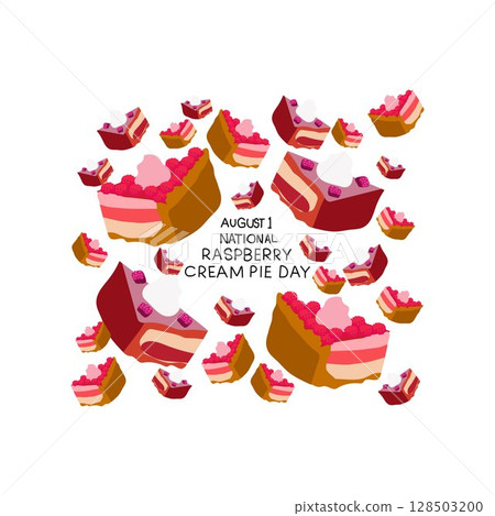 National Raspberry Cream Pie day 128503200