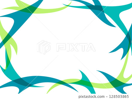 Green streamlined background illustration 128503865