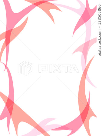 Pink streamlined background illustration vertical 128503866