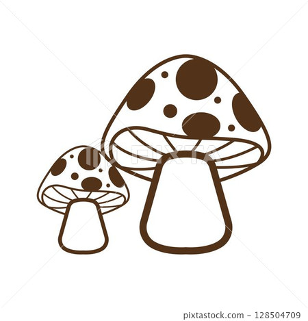 Mushroom logo icon design 128504709