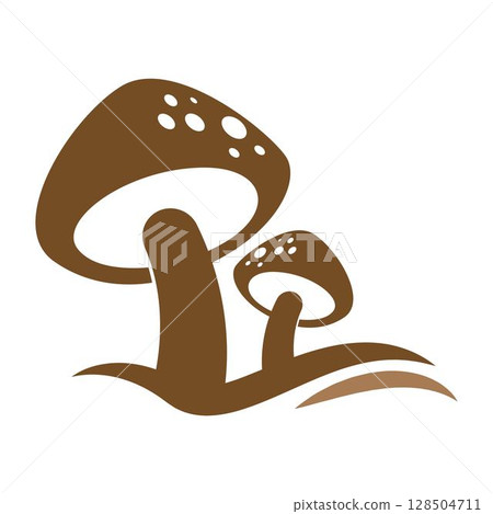 Mushroom logo icon design 128504711