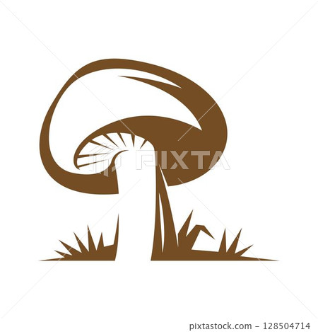 Mushroom logo icon design Mushroom logo icon design 128504714