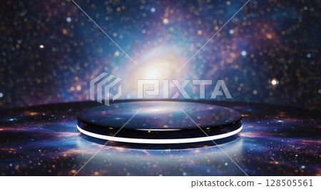 pedestal for display with light glow pedestal for display with light glow 128505561