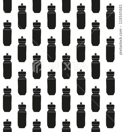 Vector seamless pattern of take away bottle 128505881