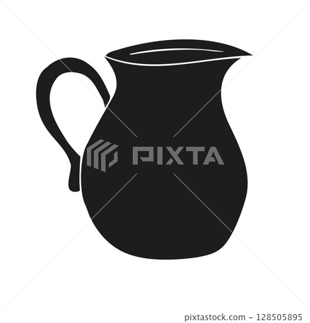 Vector hand drawn sketch doodle jar 128505895