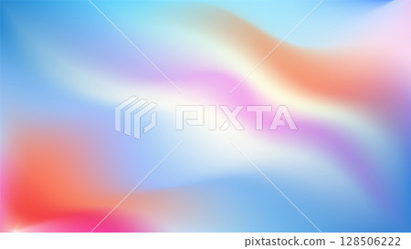Abstract fluid iridescent wave Vector flow background. 128506222