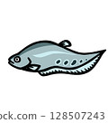 Simple knifefish illustration 128507243