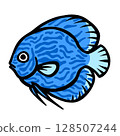 Simple discus illustration 128507244