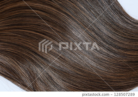 brown hair on white background brown hair on white background 128507289