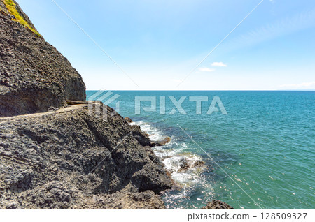 Coastal scenery from Cape Kakuda 128509327