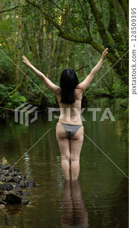 Woman in Natural Harmony Woman in Natural Harmony 128509395