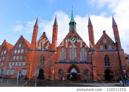 Holy Spirit Hospital in Lübeck, Germany 128511358