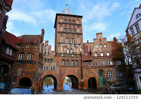 Burg Gate in Lübeck, Germany Burg Gate in Lübeck, Germany 128511359