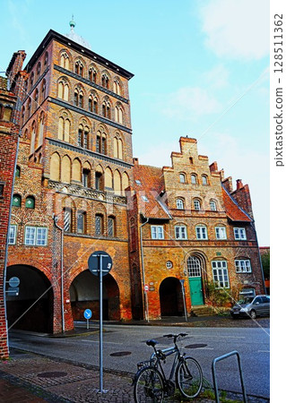 Burg Gate in Lübeck, Germany Burg Gate in Lübeck, Germany 128511362