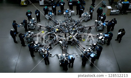 Diverse people gathering high angle view monochrome unity community Diverse people gathering high angle view monochrome unity community 128512213