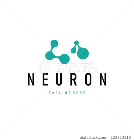 minimalist neuron logo design with cell silhouette dna neuron atom illustration symbol template minimalist neuron logo design with cell silhouette dna neuron atom illustration symbol template 128513110