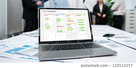 Project planning software for brisk business project management 128513257