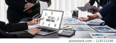 Analyst team utilizing BI Fintech to analyze financial report. Prodigy Analyst team utilizing BI Fintech to analyze financial report. Prodigy 128513286
