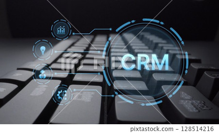 CRM Customer Relationship Management Platform with Data Analytic User Tool Muxer 128514216