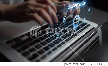 Supply Chain Management Network Visualization Muxer 128514362