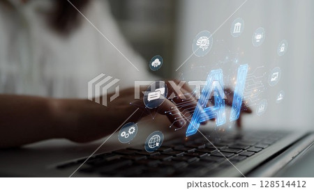 AI Brain Processing Data with Generative Artificial Intelligence Concept Muxer AI Brain Processing Data with Generative Artificial Intelligence Concept Muxer 128514412