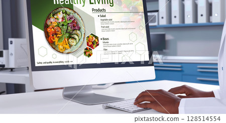 Healthy living website provide information for healthy recipe brisk 128514554