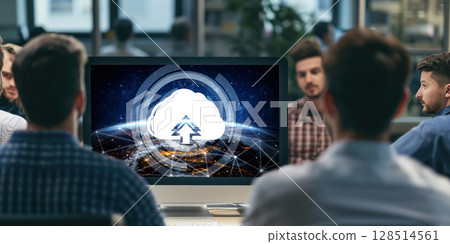 Cloud computing software for brisk remote work 128514561