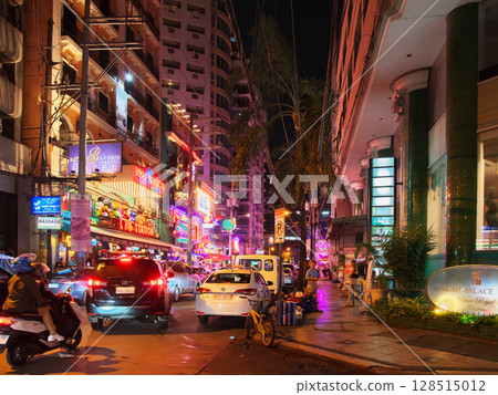 The Philippines in Action - Evening view of the bustling Burgos Street in Manila Cityscape (May 2025) The Philippines in Action - Evening view of the bustling Burgos Street in Manila Cityscape (May 2025) 128515012