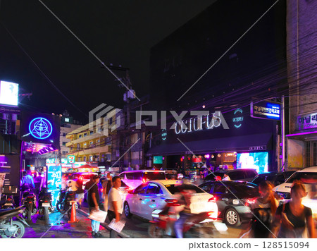 The Philippines in Action - Evening view of the bustling Burgos Street in Manila Cityscape (June 2025) The Philippines in Action - Evening view of the bustling Burgos Street in Manila Cityscape (June 2025) 128515094
