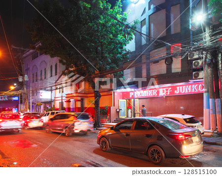 The Philippines in Action - Evening view of the bustling Burgos Street in Manila Cityscape (June 2025) The Philippines in Action - Evening view of the bustling Burgos Street in Manila Cityscape (June 2025) 128515100