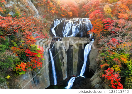 [Ibaraki Prefecture] Autumn leaves at Fukuroda Falls 128515743