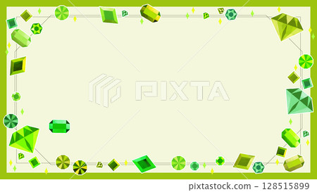 Glitter jewel frame background, 16:9 128515899
