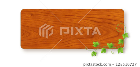 天然木紋橫幅(櫻桃木×常春藤裝飾,右下) 天然木紋橫幅(櫻桃木×常春藤裝飾,右下) 128516727